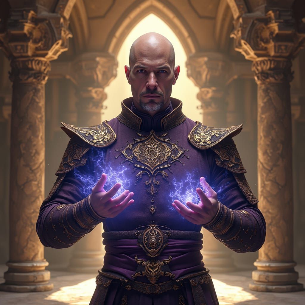 Martial Arts Master Lord Tyros in Grand Chamber