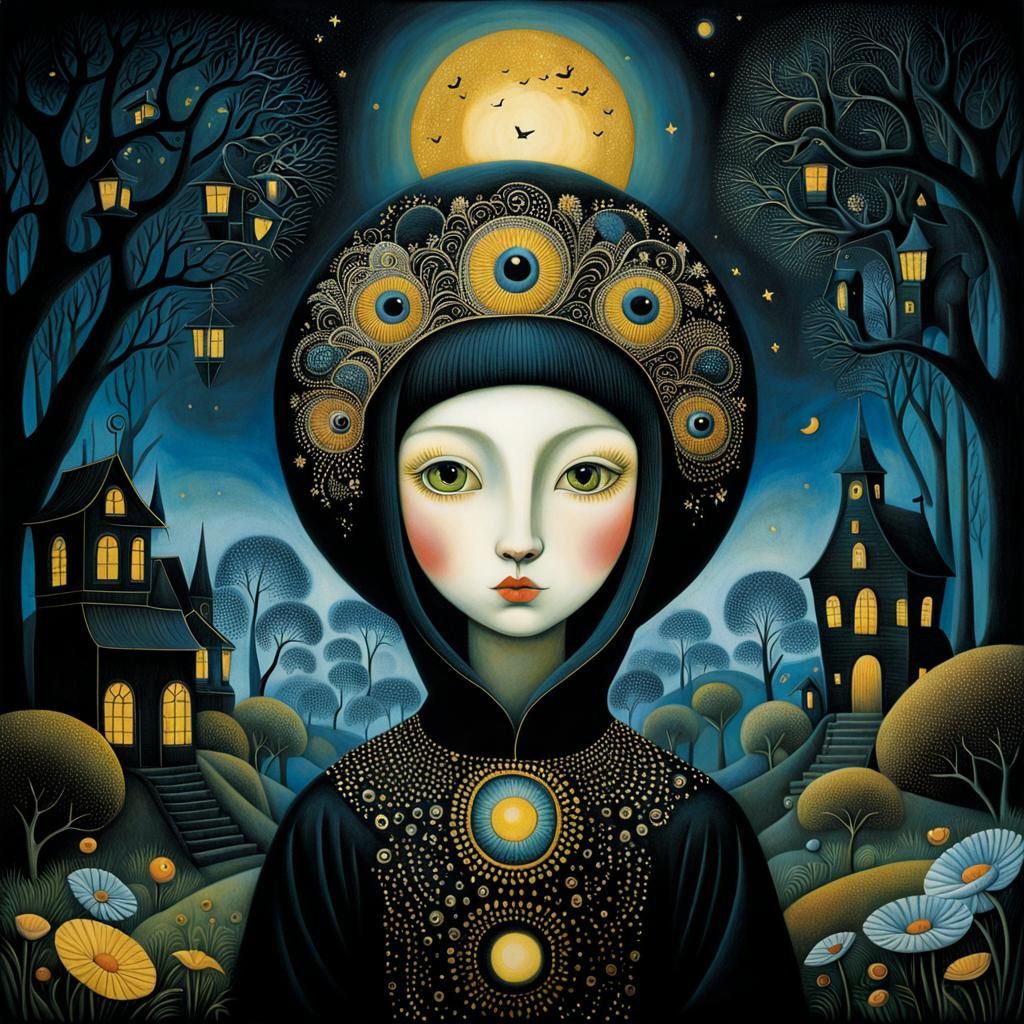 Morning Light Breaks Through a Darkened Landscape