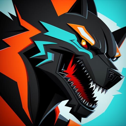 Cubist Mortal Kombat Wolf Shark vs Looney Tunes