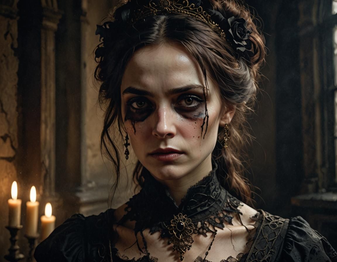 Sorrowful Lady in Ruined Palace: Gothic Romanticism