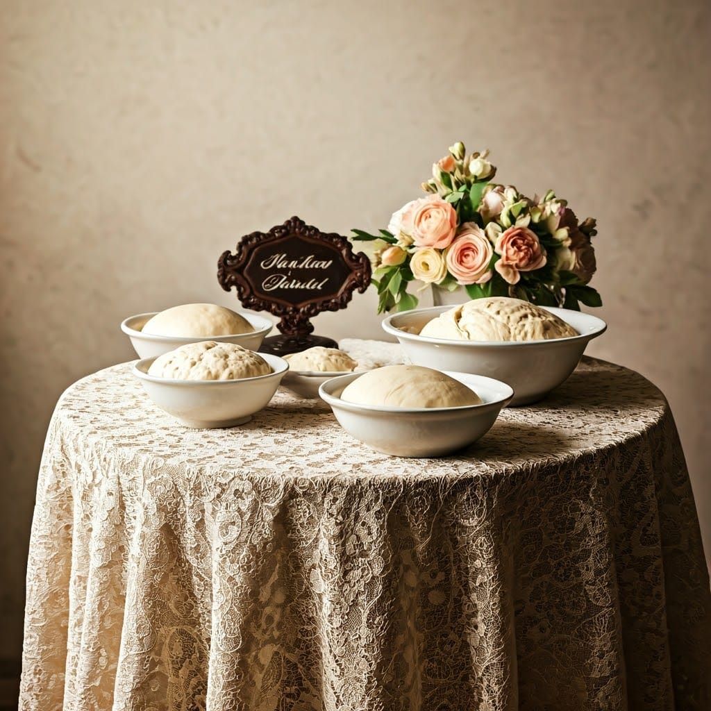 French Renaissance Still Life with Rising Dough and Floral A...