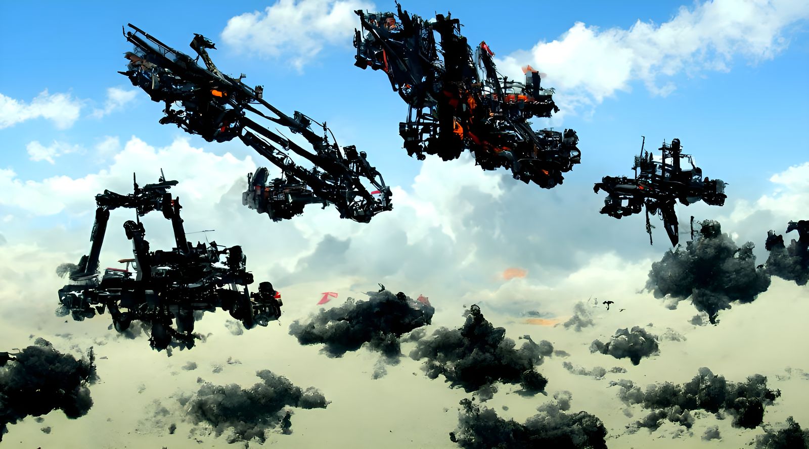 Bloody Sky Assault: Machines of Death in Flight