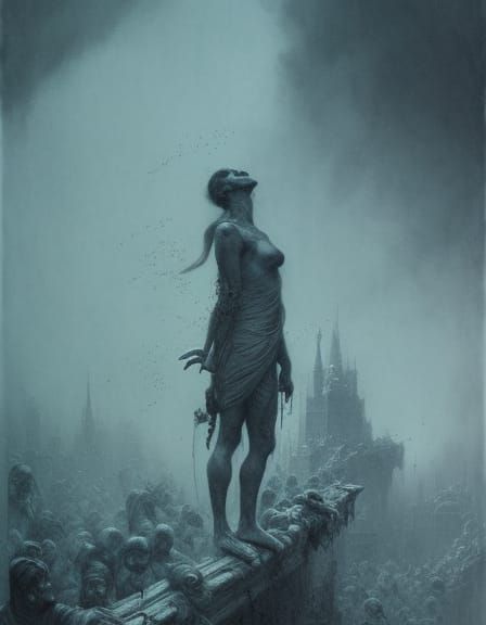 Epic Sinister Landscape as Digital Matte Painting