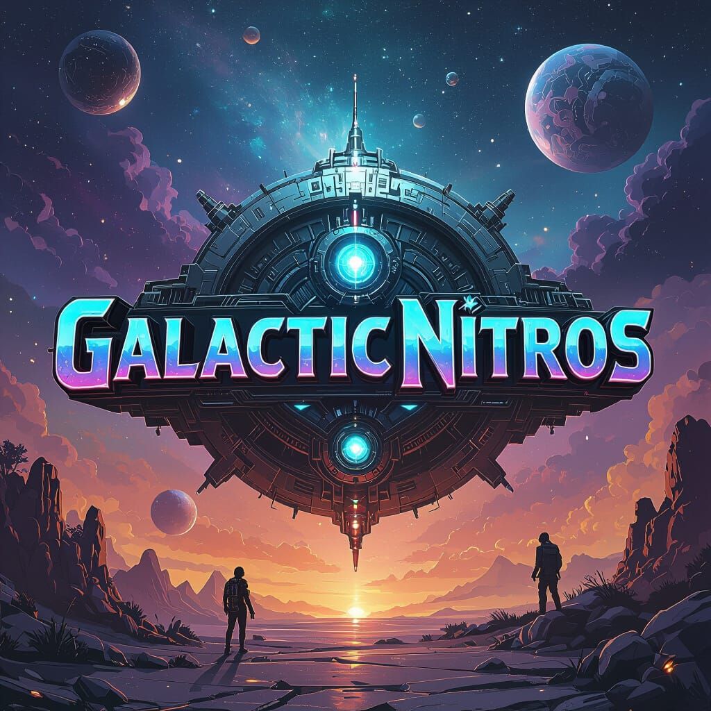 GalacticNitros Discord Server Logo in Fantasy Art Style