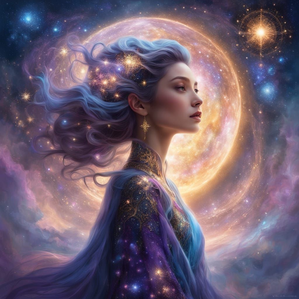 Ethereal Goddess of the Cosmos