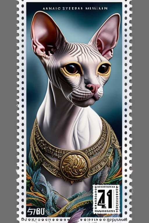 Sphynx stamp