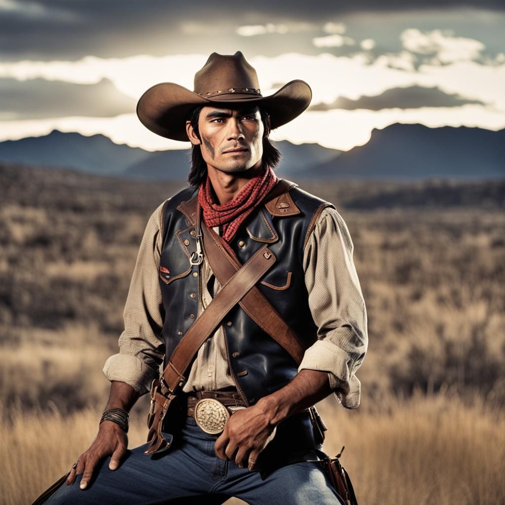 Cowboy Cherokee Comic Book Character