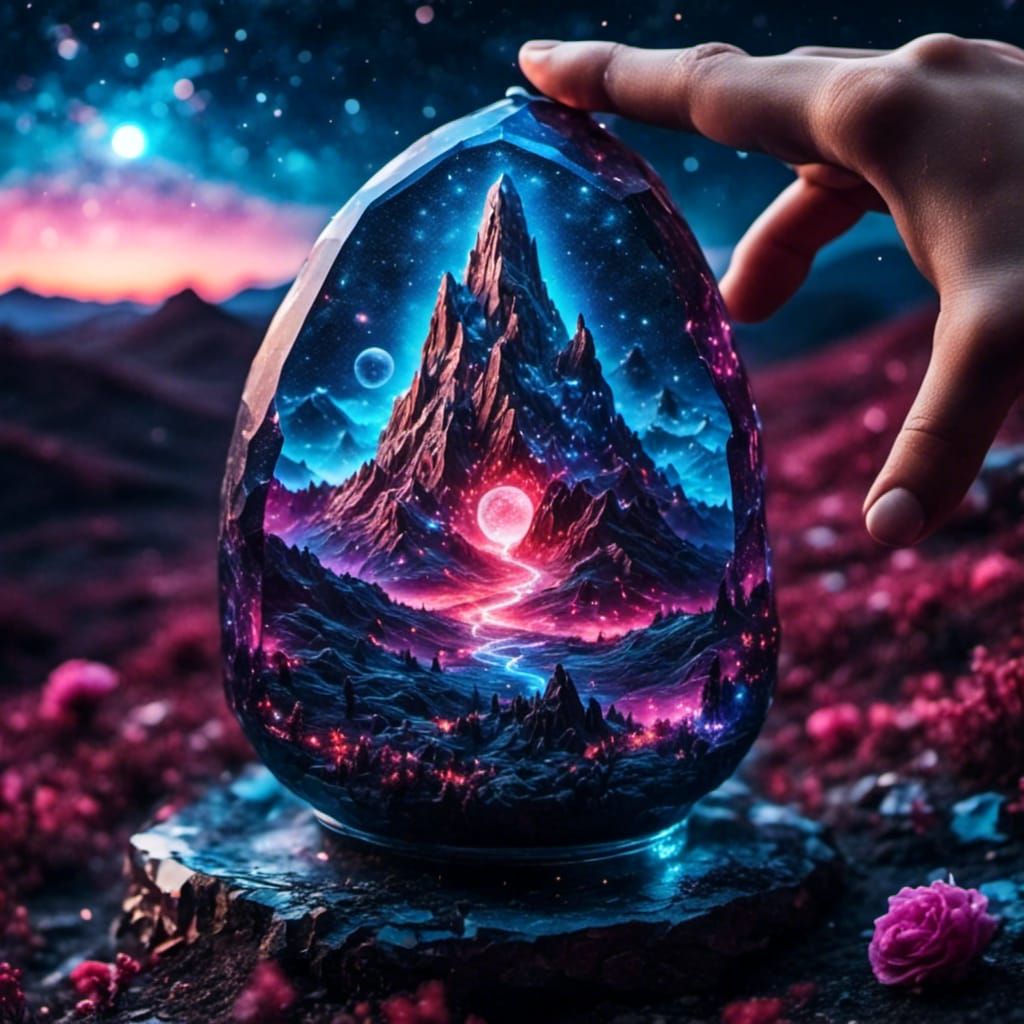 Fantastical Matte Painting with Intricate Details