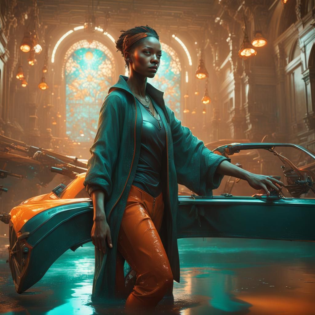 Intricate Matrix Concept Art in Unreal Engine 5