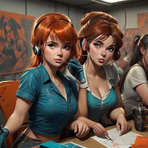 Call Center Agents Reimagined as Rosie the Riveter