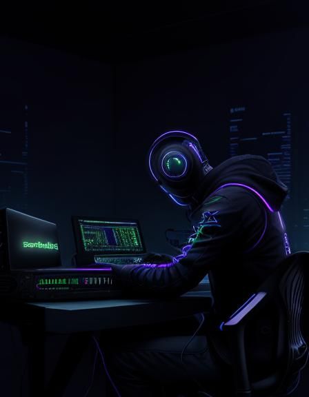 Dub Techno cover music Therapie  spectral ultra violet light...