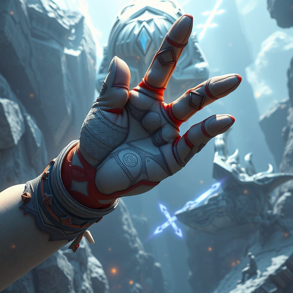 God's Divine Creation in 3D Anime Style