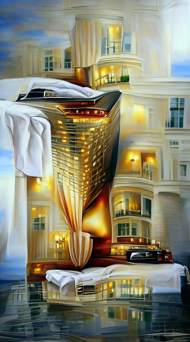 Luxury Hotel Interior in Hyperrealism
