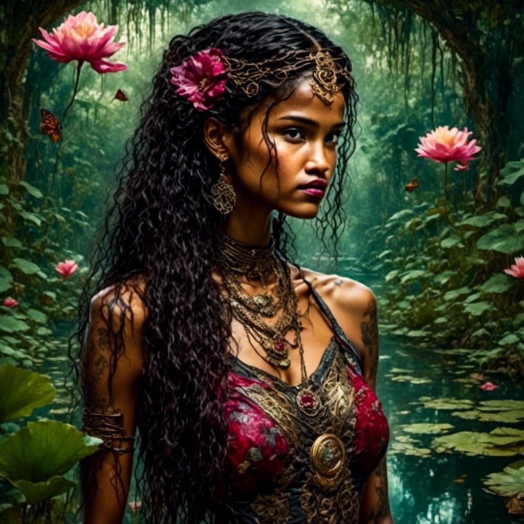 Steampunk Indian Princess by Lotus Pond
