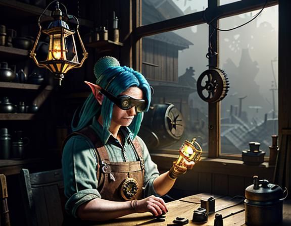 Gnome Repairs Automaton: 3D Game Cinematic Masterpiece