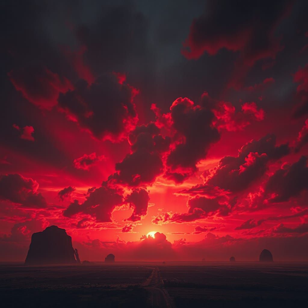 Dystopian Apocalypse Skyline