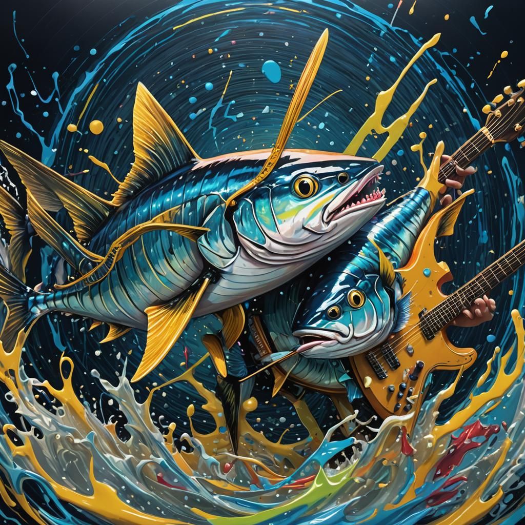 Tuna Musicians in a Vibrant Digital Art Scene