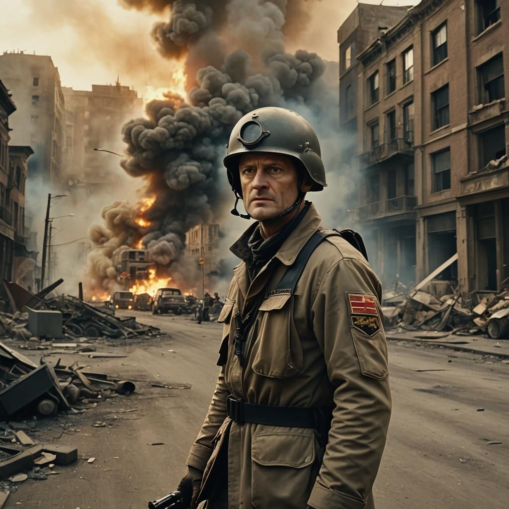 War Correspondent Reports From War-Torn City