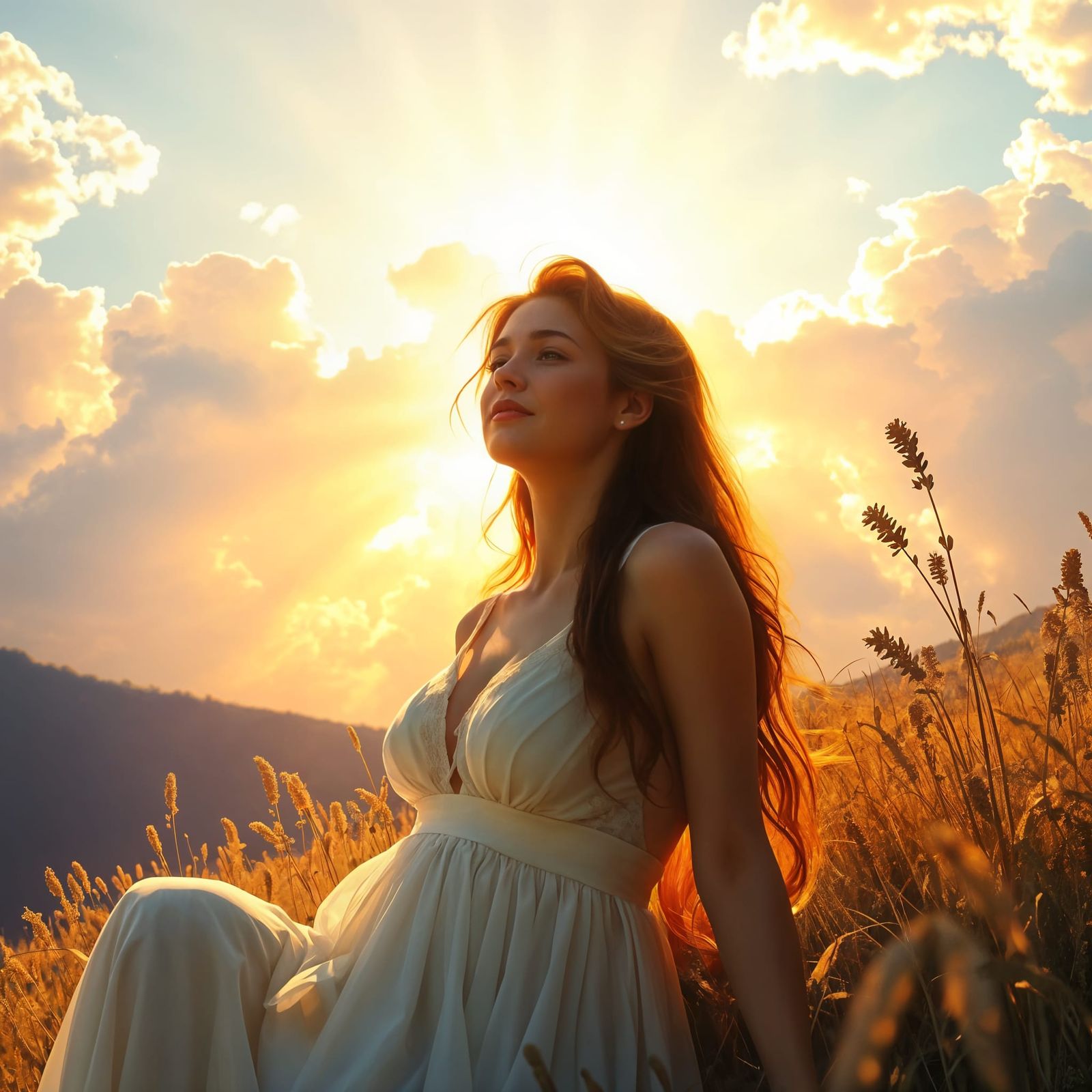 Life in Vibrant Soft Focus with Heavenly Sunshine