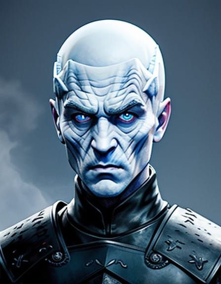 The Night King Meets Fortnite in Cartoony Style