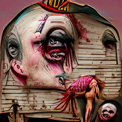 Disturbing Decapitated Scene