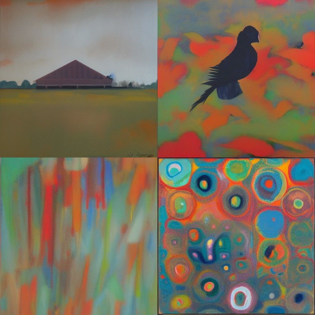 Abstract Organic Design with Flowing Lines