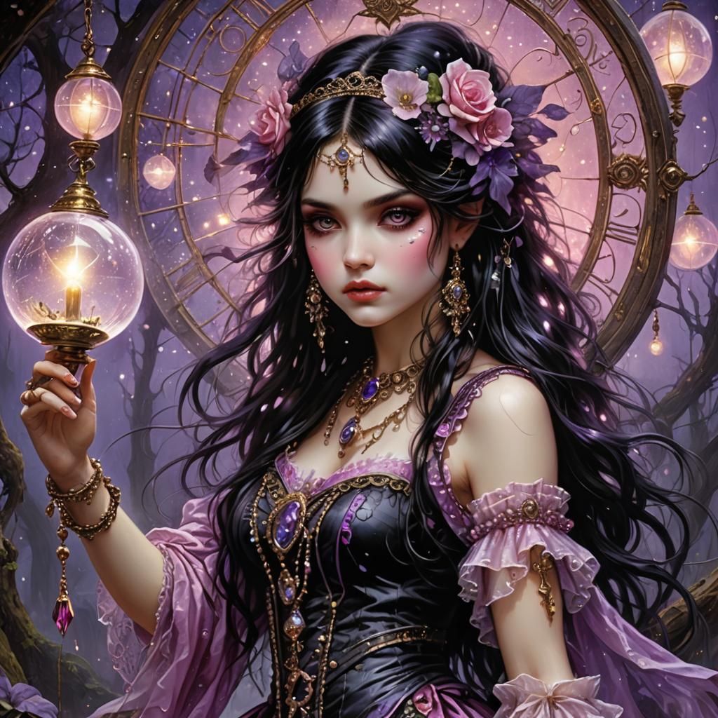 Glamorous Gypsy: A Fantasy Digital Art Painting