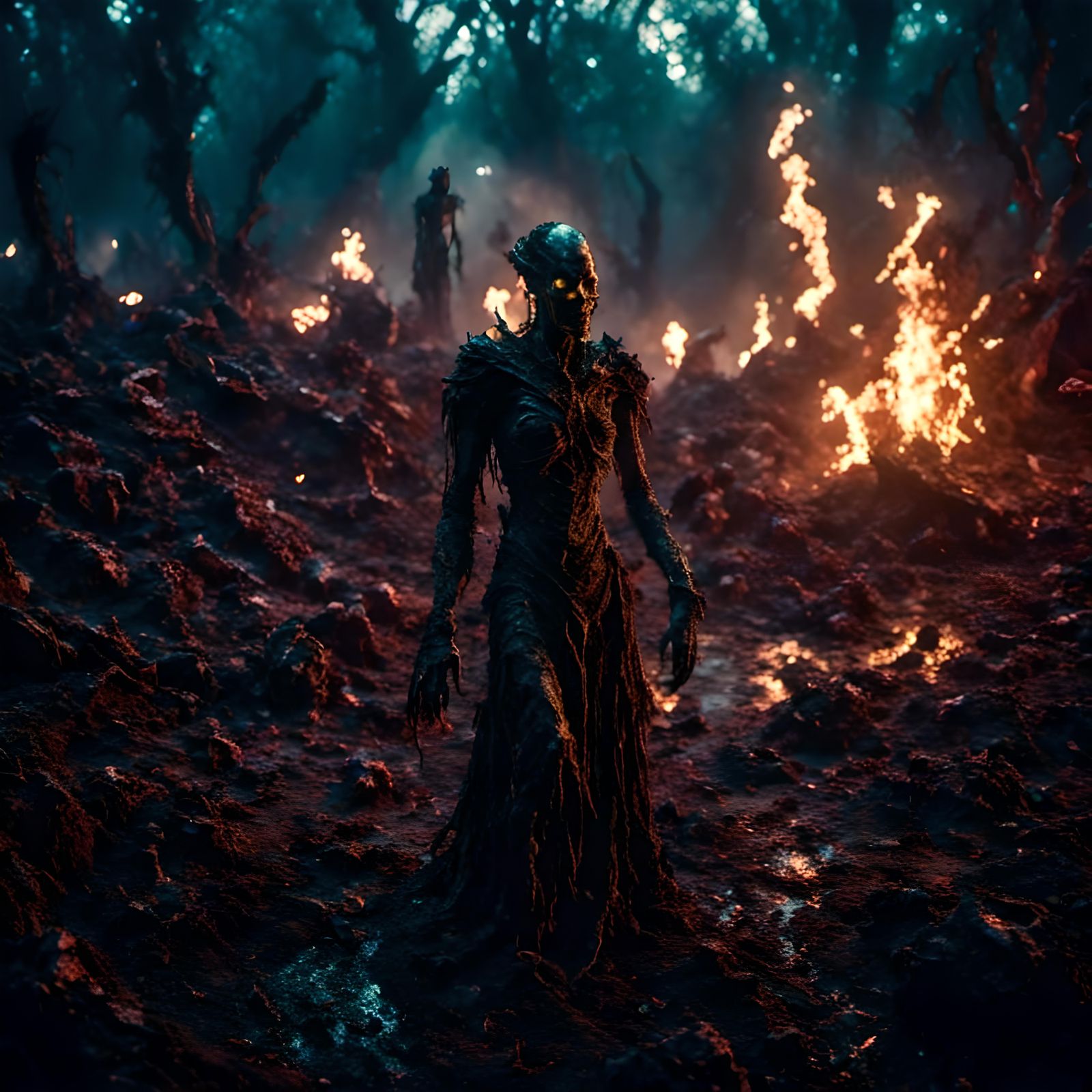 A walk in Downtown Hell around 6 AM