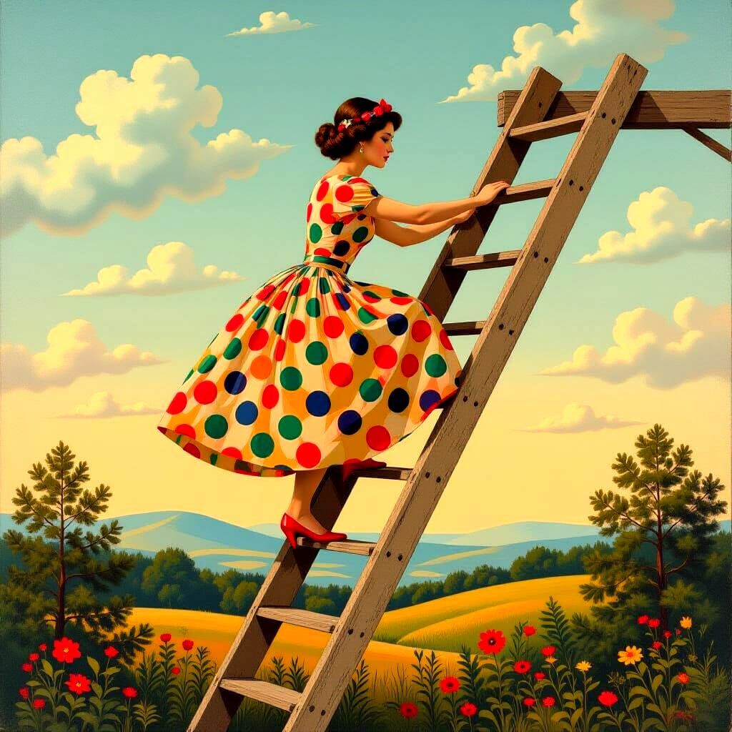 Surreal Landscape Inspired by Master Artists