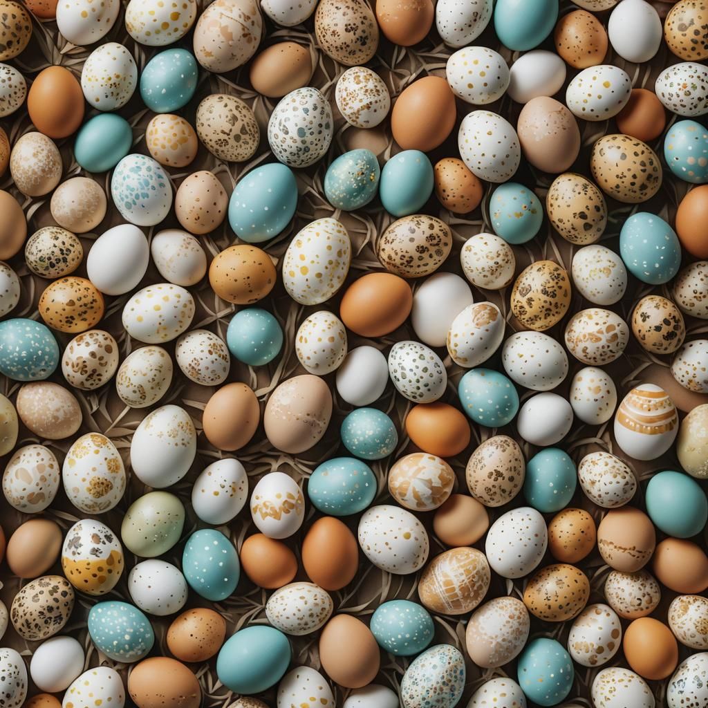 Decorated Easter Eggs for the Spring Holiday