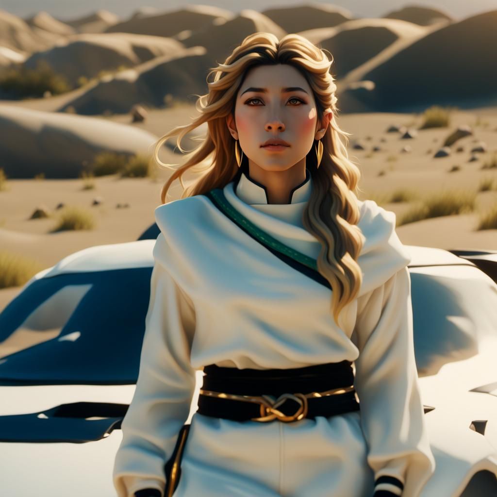 Dichen Lachman as Soyona Santos: DreamWorks 3D Portrait