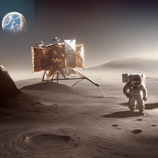 Epic Lunar City: Digital Matte Painting