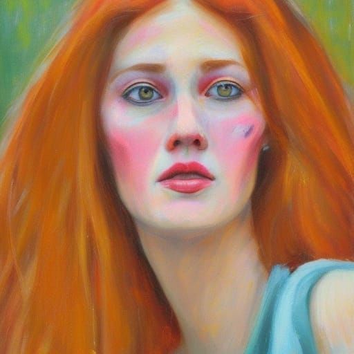 Ginger woman