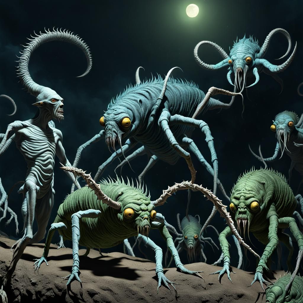 Lovecraftian Larvae: A Dark Fantasy Masterpiece