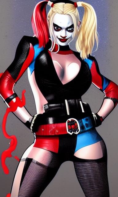 Harley Quinn Full Body by Comic Artist