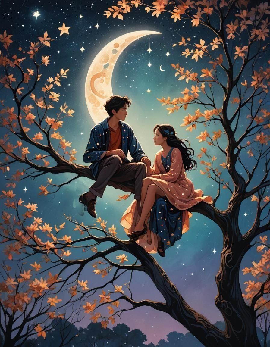 Starry Night in Zaffre Hues Rendering