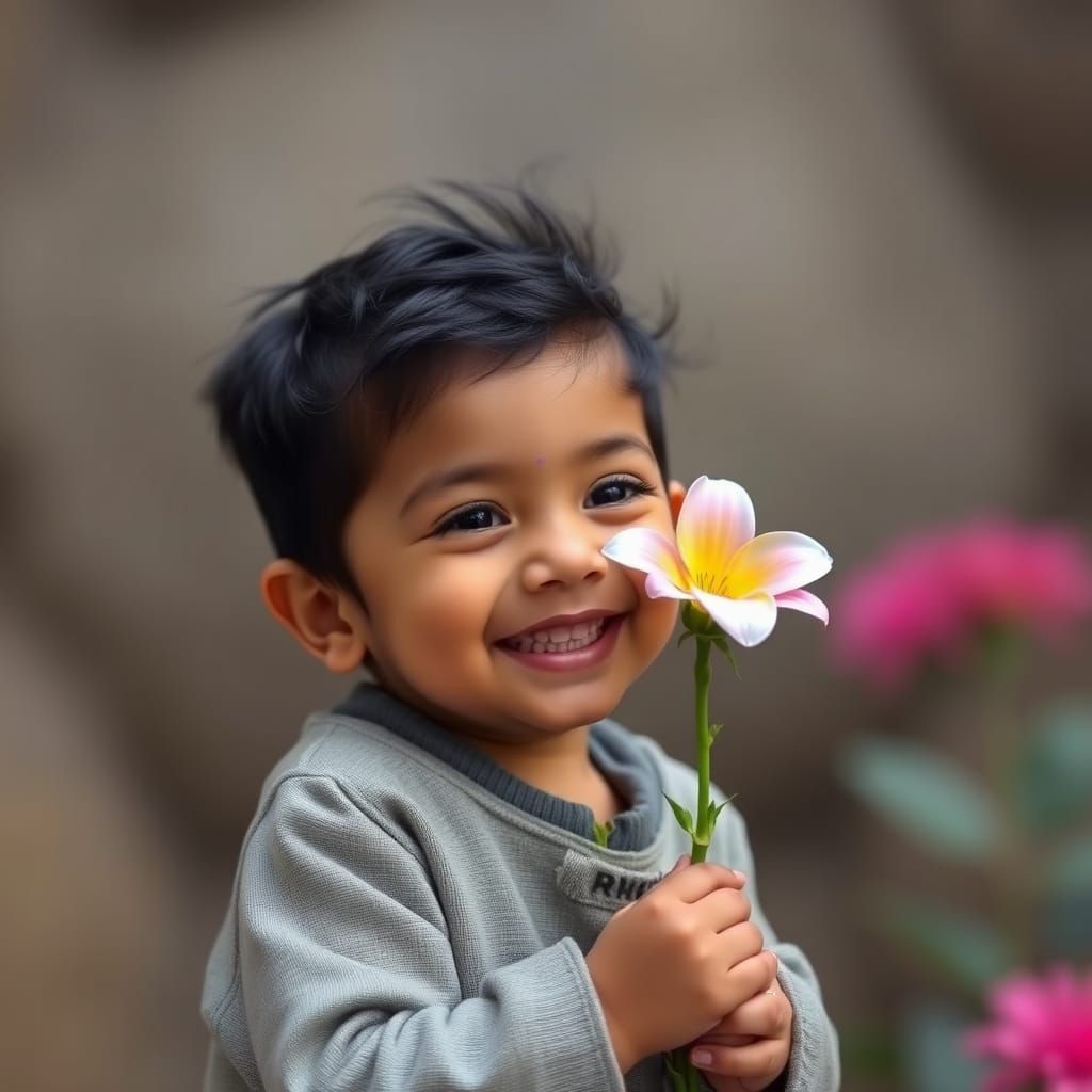 Sovereign Black Receives a Loving Gift in a Whimsical Scene