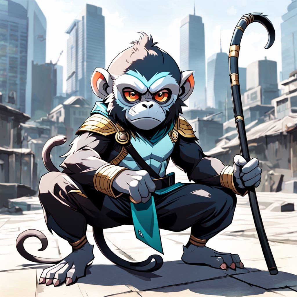 Cyberpunk Hero Defies the City in Cel-shaded Splendor