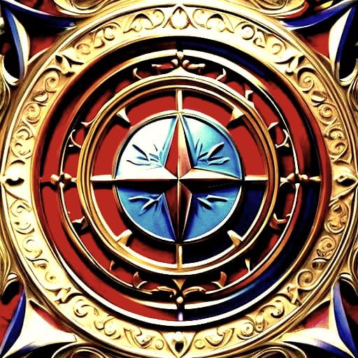 Photorealistic Heraldic Emblem
