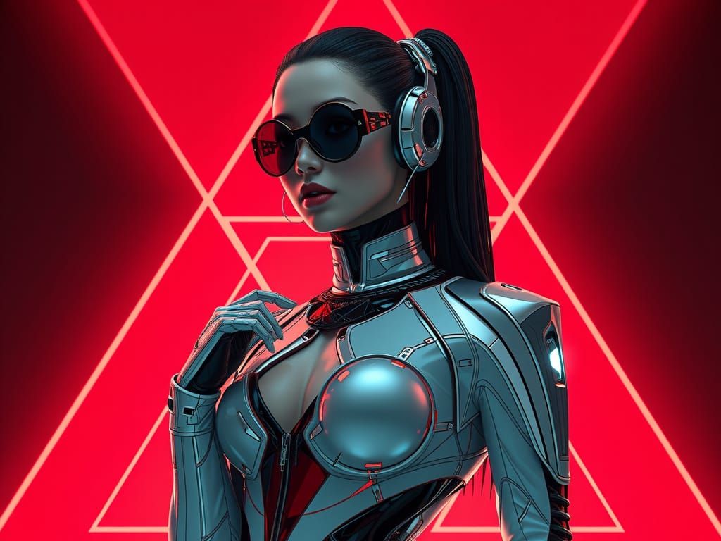 Futuristic Ambassador Luxury Fashion Phantom Woman