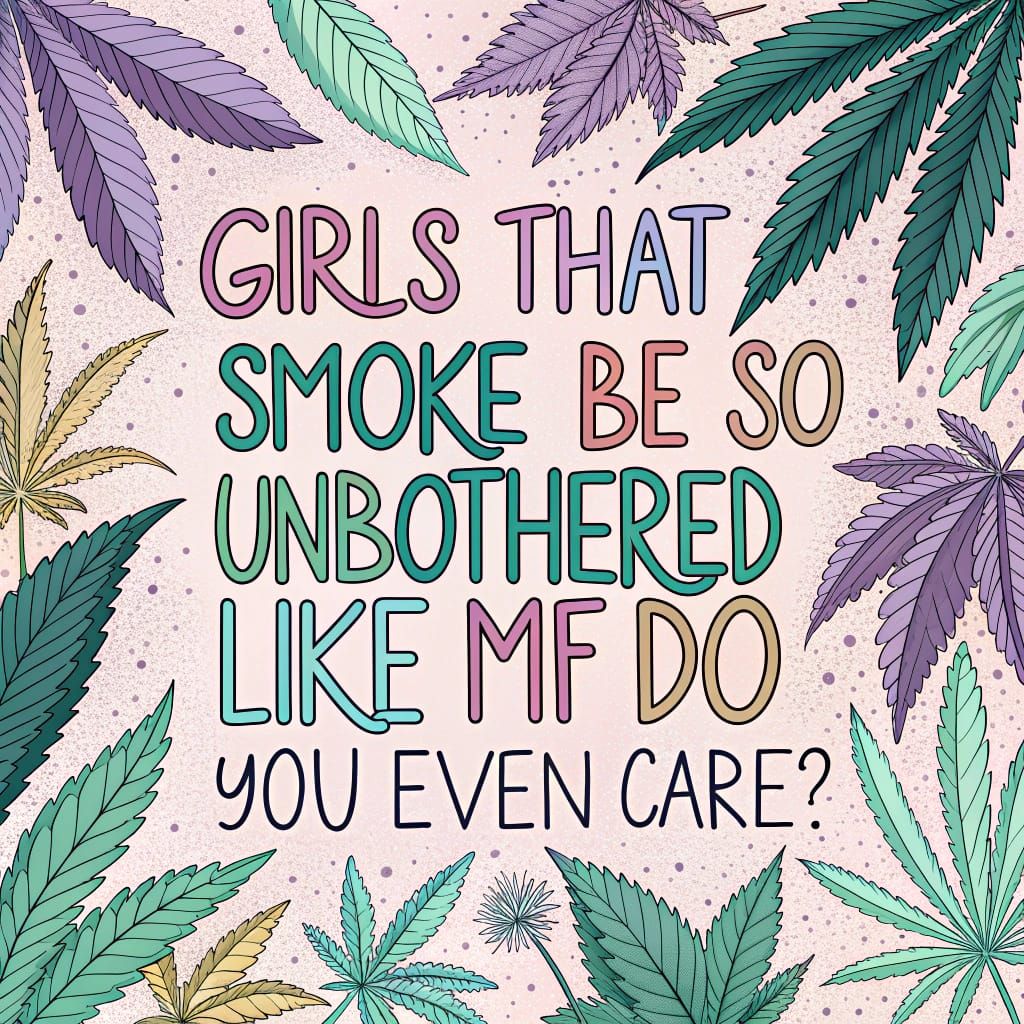 Psychedelic Marijuana Wallpaper in Graffiti Style