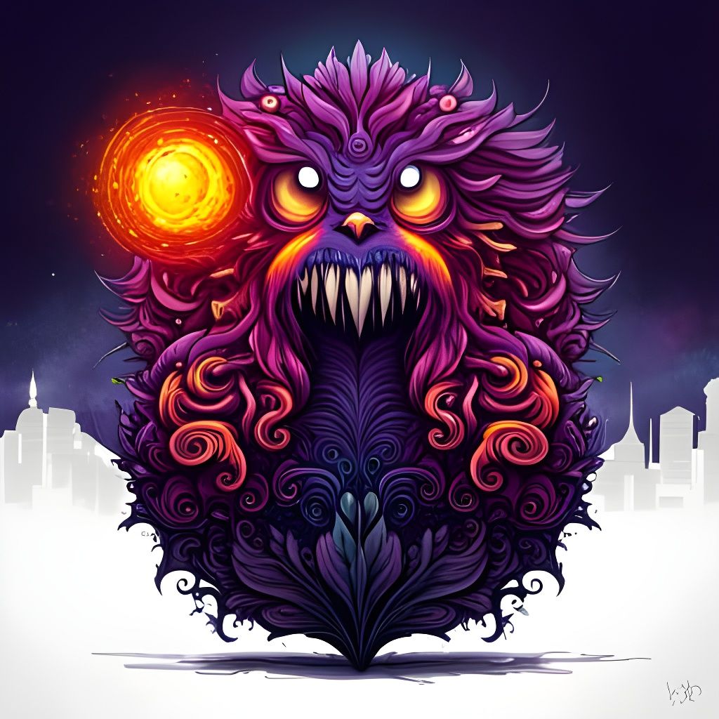 Psychedelic Monster Art Inspired by Underground Comix