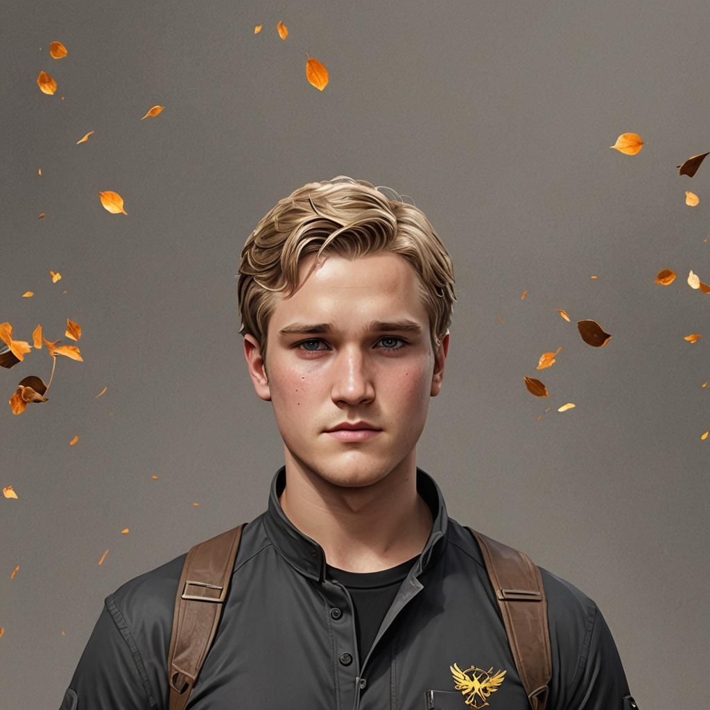 Peeta Mellark 3D Anime Art