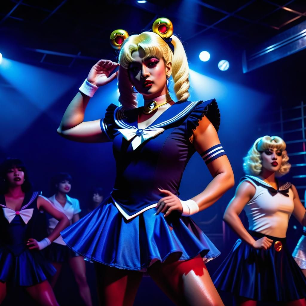 Sailor Moon Latina in Sin City Style