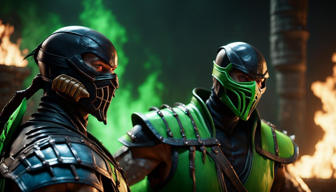 Siblings Engage in Epic Mortal Combat in a Futuristic Arena