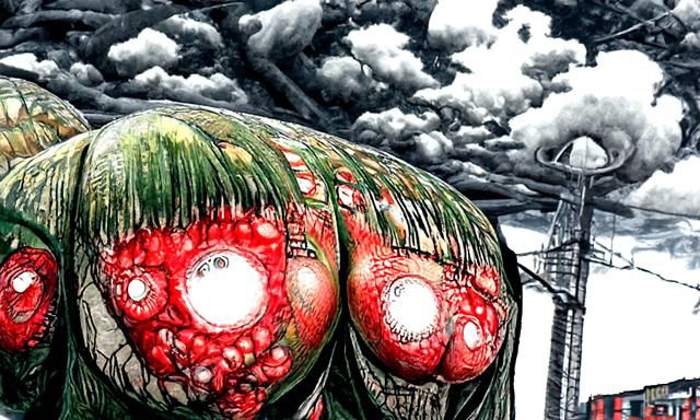 Junji Ito Giant monster baby