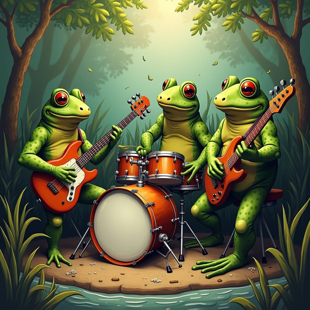 Frogs jam