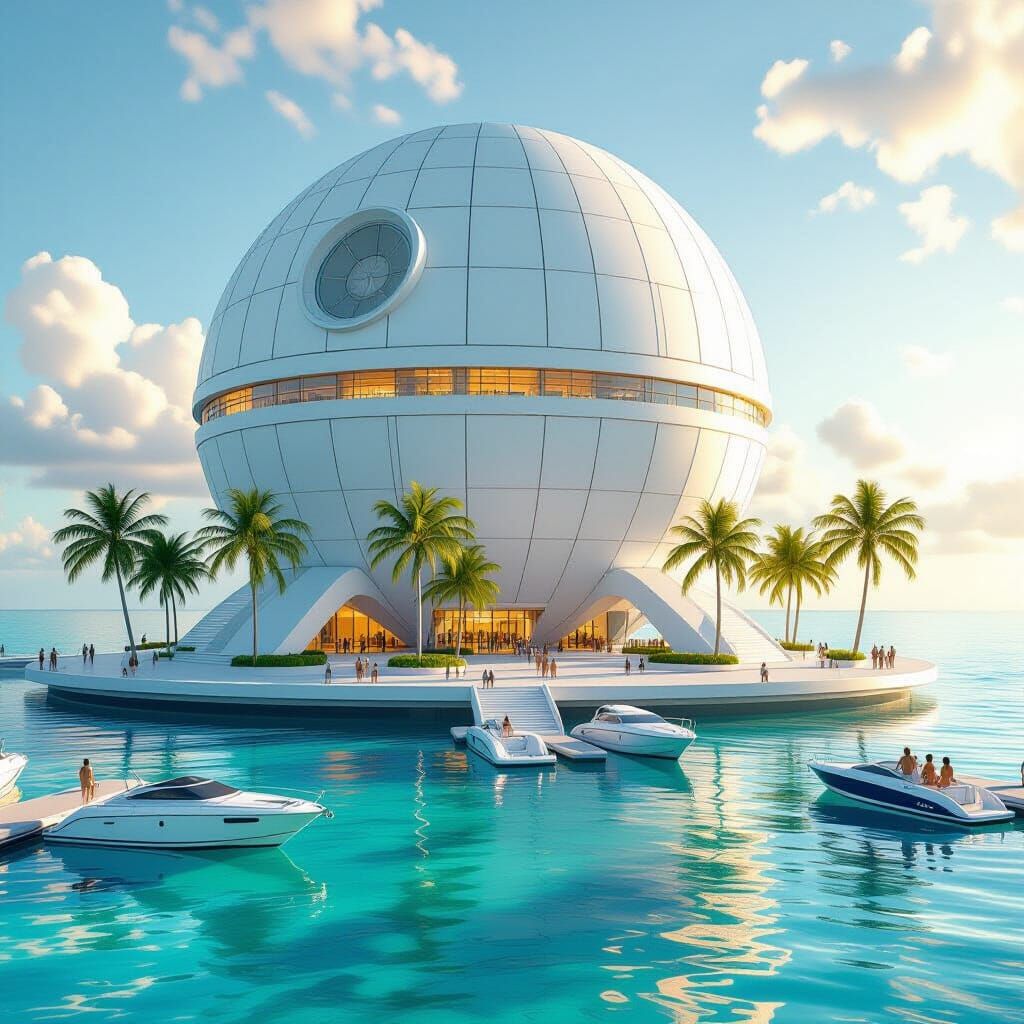 Death Star Luxury Hotel Resort