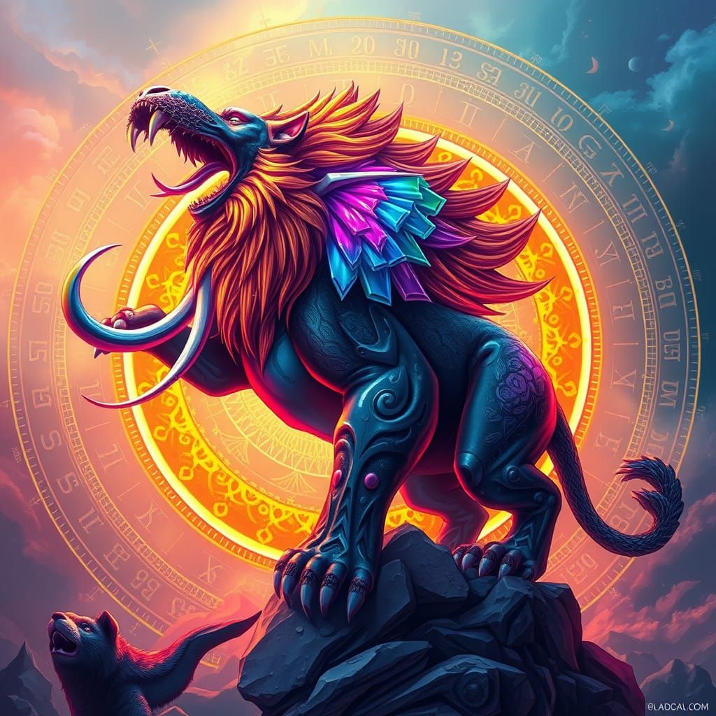 Regal Fusion Beast in Biomechanical Style