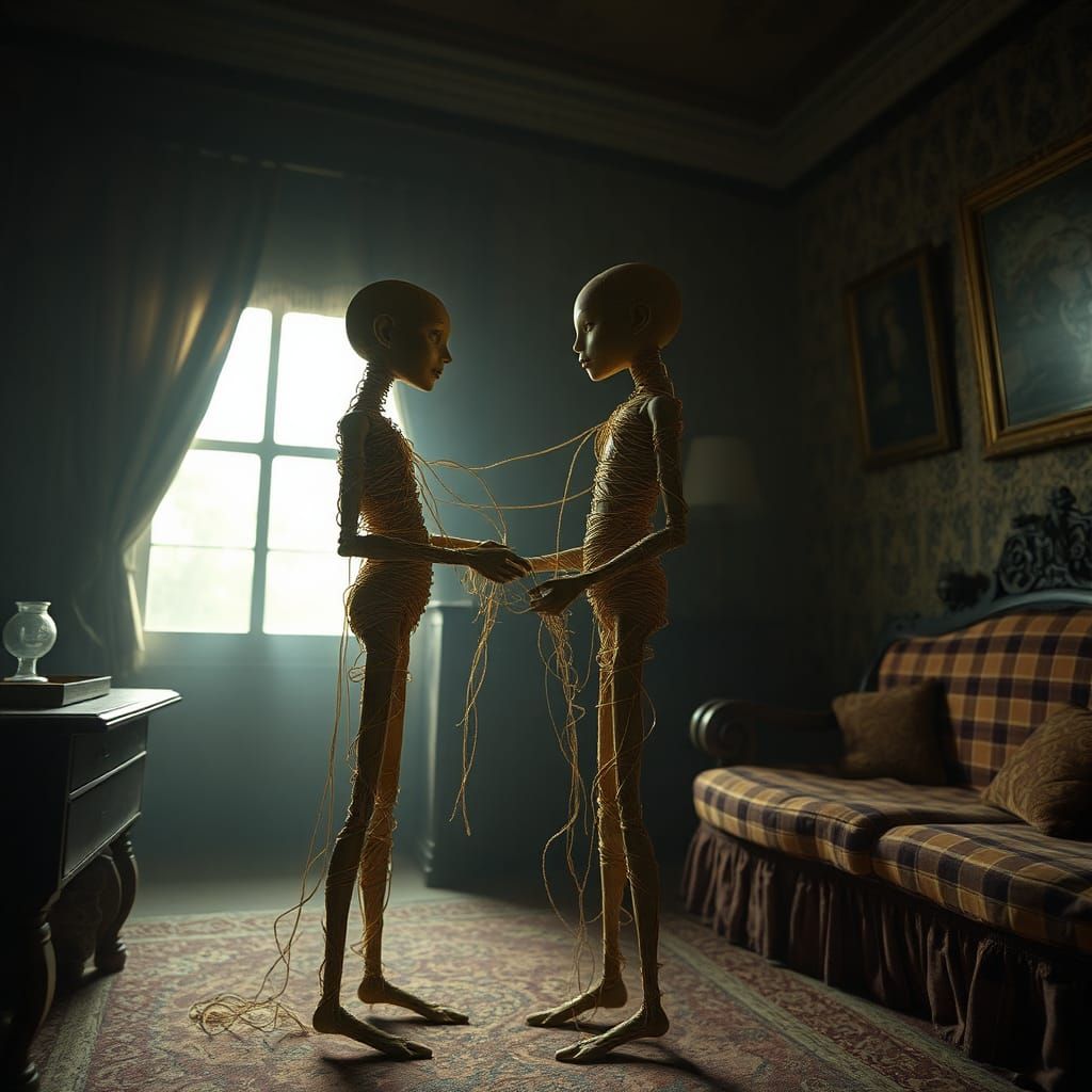 Whimsical, Macabre Dolls in a Forgotten Nursery